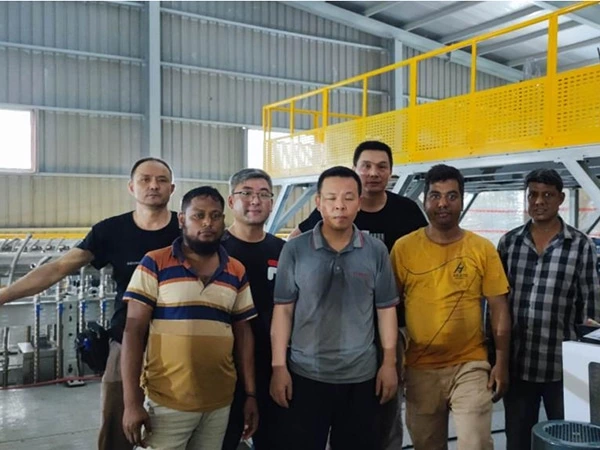 PA视讯官方网站最新SSMS生产线开始在客户车间安装